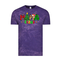 Cloud Purple mama claus Vintage Tee - NancyCooperArtShop