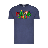 Vintage Denim mama claus Vintage Tee - NancyCooperArtShop
