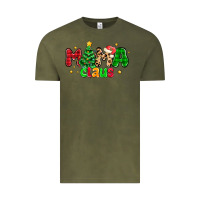 Vintage Olive mama claus Vintage Tee - NancyCooperArtShop