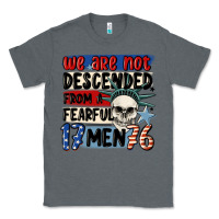 Charcoal Heather we are not descended from a fearful me Classic Tee - MaliasSmallBusiness