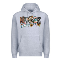 Heather Grey nurse Premium Hoodie - JahusDesignShop