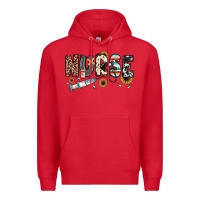 Red nurse Premium Hoodie - JahusDesignShop