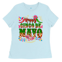 Baby Blue happy cinco de mayo Ladies Tee - CTS Tumbler Store