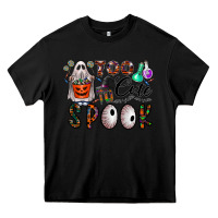 Black too cute to spook Heavy Core Tee - CowhideDigitalArt