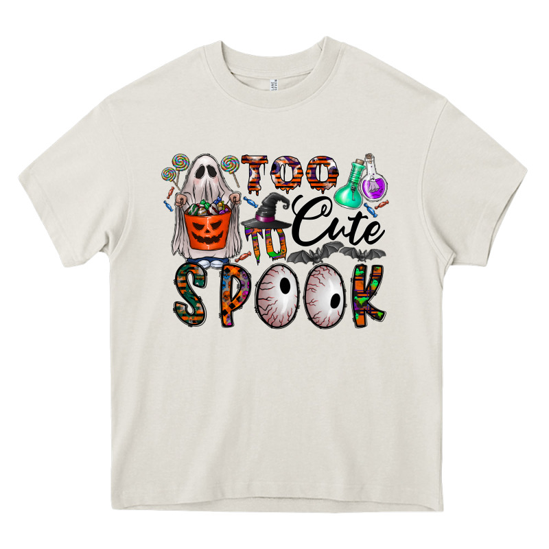 Too Cute To Spook Heavy Core Tee by CowhideDigitalArt | Teevron