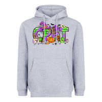 Heather Grey Halloween CPHT Pharmacy Technician Heavyweight Hoodie - texasbilliewilder