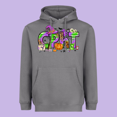 Halloween Cpht Pharmacy Technician Heavyweight Hoodie Designed By Texasbilliewilder