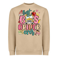 Mushroom best bus driver ever Heavyweight Sweatshirt - MaliasSmallBusiness