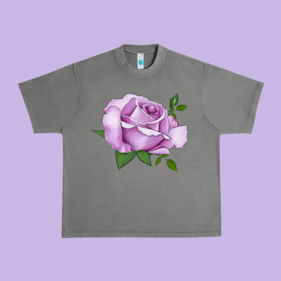 Life's Little Pleasures Rose Urban Heavy Tee Designed By Lillyallendesigns