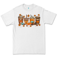 White Fall Coffee Drink Premium Tee - RacoonDesign