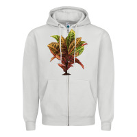 Dove Grey Croton Zipper Hoodie - LillyAllenDesigns