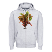 Heather Grey Croton Zipper Hoodie - LillyAllenDesigns