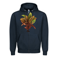 Navy Croton Zipper Hoodie - LillyAllenDesigns
