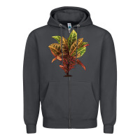 Smoke Croton Zipper Hoodie - LillyAllenDesigns