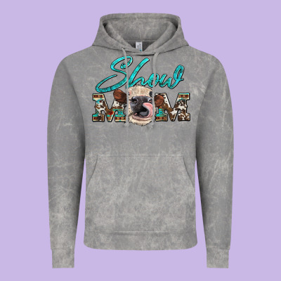 Show Mom Aztec Cowhide Heifer Vintage Hoodie Designed By Artiststas