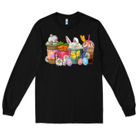 Black Easter coffee cups Long Sleeve Tee - NancyCooperArtShop