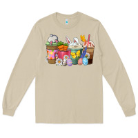 Mushroom Easter coffee cups Long Sleeve Tee - NancyCooperArtShop