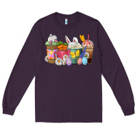 Plum Easter coffee cups Long Sleeve Tee - NancyCooperArtShop