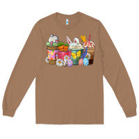 Toasted Coconut Easter coffee cups Long Sleeve Tee - NancyCooperArtShop