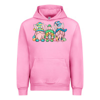 Fuchsia Pink Easter gnomes Urban Hoodie - OliviaCreatesArt