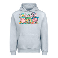 Heather Grey Easter gnomes Urban Hoodie - OliviaCreatesArt