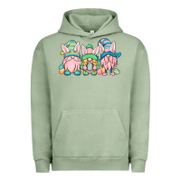 Pigment Oil Green Easter gnomes Urban Hoodie - OliviaCreatesArt