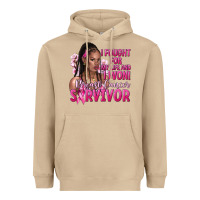 Mushroom i fought for my life and i won afro woman Heavyweight Hoodie - NancyCooperArtShop