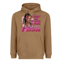 Toasted Coconut i fought for my life and i won afro woman Heavyweight Hoodie - NancyCooperArtShop