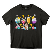 Asphalt Easter wine glasses Easter Day Heavy Core Tee - Neo Western