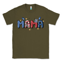 Army Green 4th july mama Classic Tee - MaliasSmallBusiness