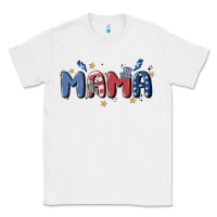 White 4th july mama Classic Tee - MaliasSmallBusiness