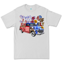 Dove Grey western truck fourth of july america Premium Tee - FaDigitalArtStudio
