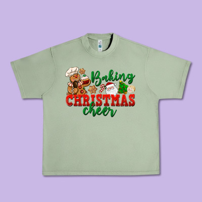 Baking Christmas Cheer Urban Heavy Tee Designed By Nancycooperartshop