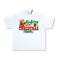 White Baking Christmas cheer Urban Heavy Tee - NancyCooperArtShop