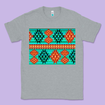 Aztec Pattern Background 3200x2400 Classic Tee Designed By Adodesignshop