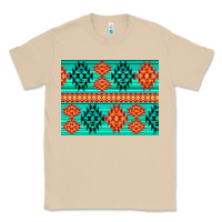 Mushroom aztec pattern background 3200x2400 Classic Tee - AdoDesignShop
