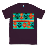Plum aztec pattern background 3200x2400 Classic Tee - AdoDesignShop