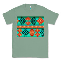 Sage aztec pattern background 3200x2400 Classic Tee - AdoDesignShop