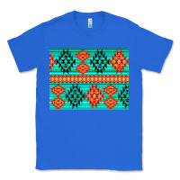 True Royal aztec pattern background 3200x2400 Classic Tee - AdoDesignShop