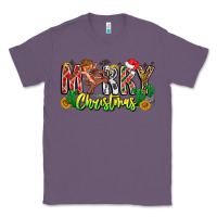 Lavender Merry Christmas Classic Tee - CowhideDigitalArt