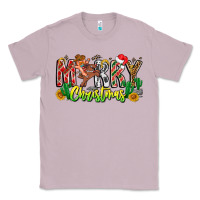 Lilac Merry Christmas Classic Tee - CowhideDigitalArt