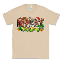 Mushroom Merry Christmas Classic Tee - CowhideDigitalArt