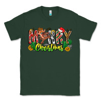 Sports Green Merry Christmas Classic Tee - CowhideDigitalArt
