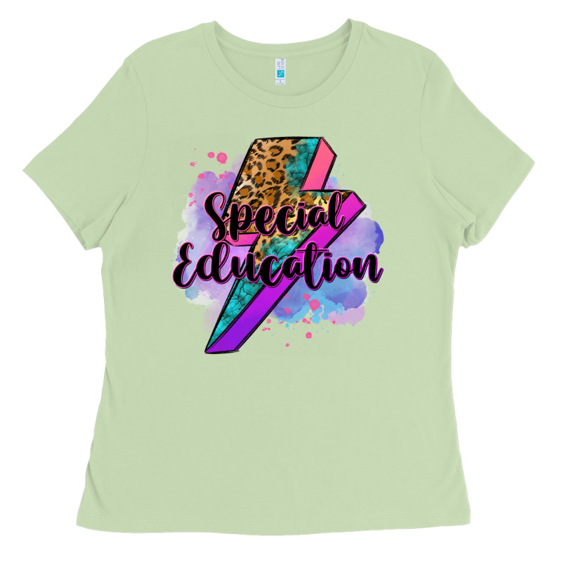 Special Eduation Teacher Lightning Bolt Ladies Tee by Zillion Design Studio | Teevron