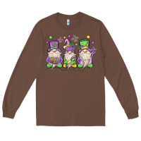 Chestnut mardi gras gnomes Long Sleeve Tee - MaliasSmallBusiness