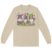 Mushroom mardi gras gnomes Long Sleeve Tee - MaliasSmallBusiness