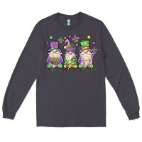 Smoke mardi gras gnomes Long Sleeve Tee - MaliasSmallBusiness