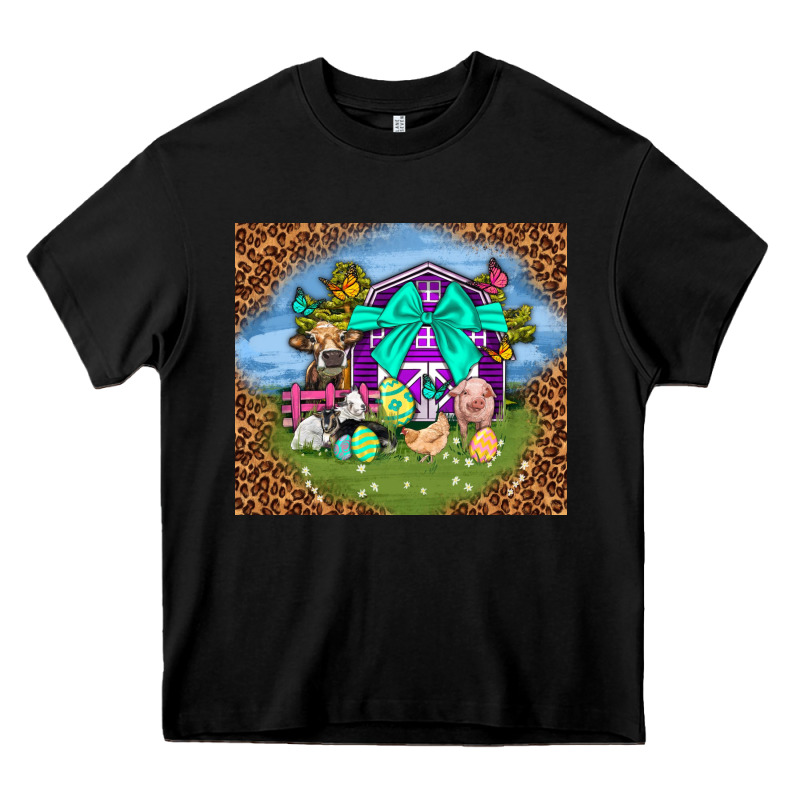 Farm Animal Easter Tumbler Easter Day Heavy Core Tee by Neo Western | Teevron