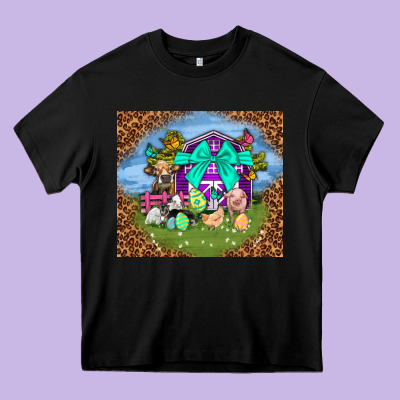 Farm Animal Easter Tumbler Easter Day Heavy Core Tee Designed By Neo Western