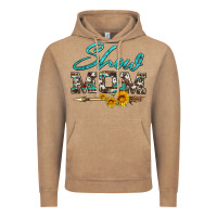 Vintage Coffee show mom aztec cowhide sunflower and arrow Vintage Hoodie - Artiststas